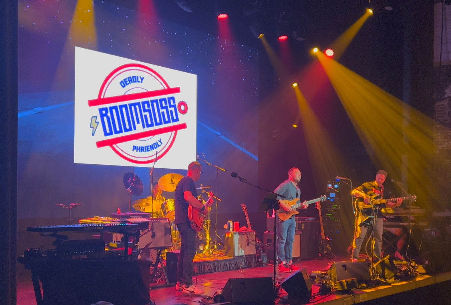 Boomsoss performing live